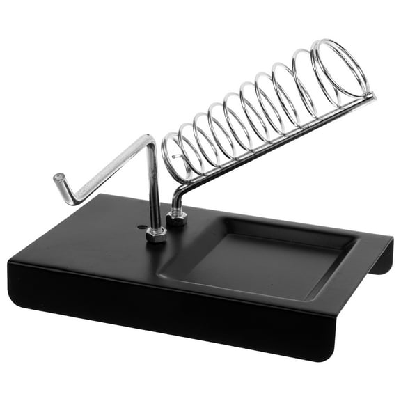 HEATSHAKING Multifunctional Black Soldering Station with Stable Base and Anti Wear Iron Material