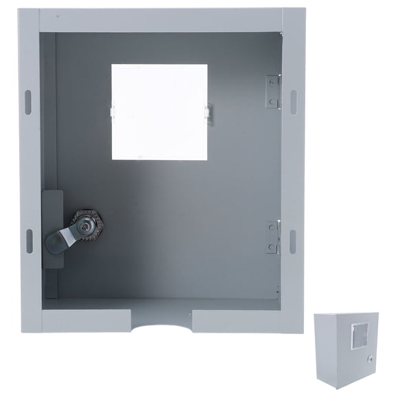 HEATSHAKING Outdoor Electrical Junction Box White Iron Case with Weatherproof Protection and Easy Access