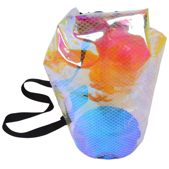 HEATSHAKING Outdoor Waterproof Dry Bag Backpack for Kayaking Paddle Boarding Rafting with PVC Mesh Fabric