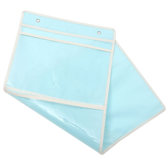 HEATSHAKING Paint Organizer Storage Bag with Clear Pockets Hanging on Wall for Easy Viewing