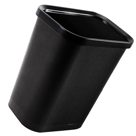 HEATSHAKING Black Plastic Trash Can, Simple Design, Professional, for Home, Reliable