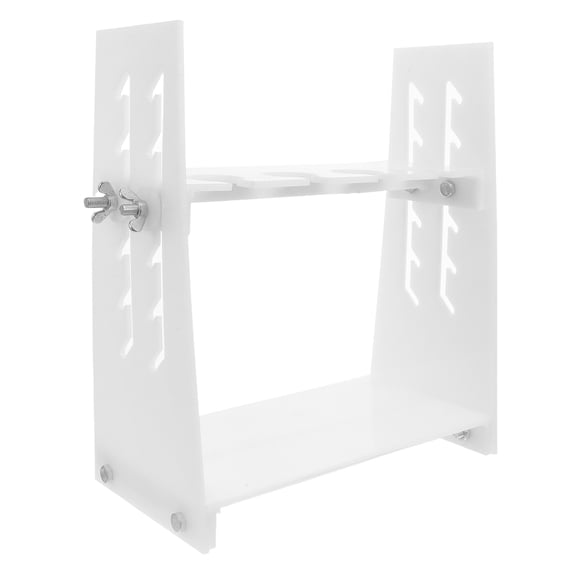 HEATSHAKING Precision Adjustable White Funnel Stand for Laboratory Use with Stable Funnel Support System
