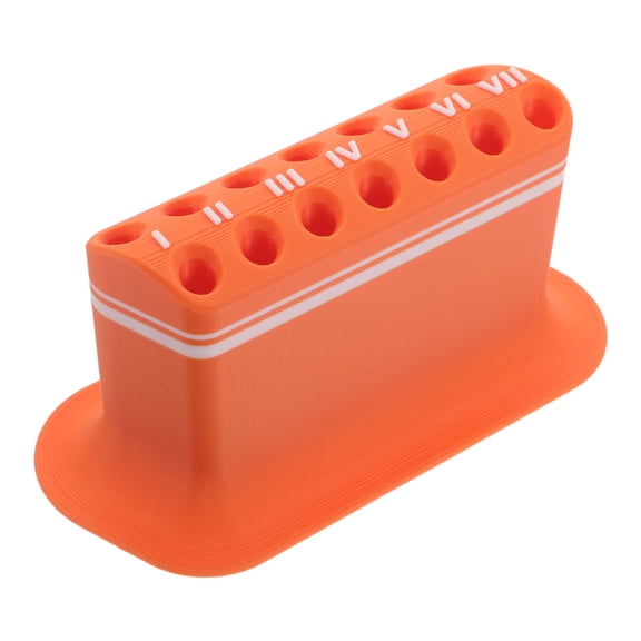 HEATSHAKING Professional Arrow Display Stand Orange for Shop Counter and Archery Exhibition