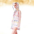 thumbnail image 1 of HEATSHAKING Raincoat 1Set EVA Short Style for Women Reusable and Durable All Seasons, 1 of 8