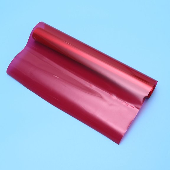 HEATSHAKING Red Car Stickers with Superior Transparency and Scratch Protection for Vehicle Headlights