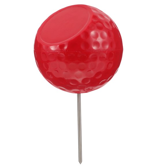 HEATSHAKING Red Lightweight Golf Tee Marker Durable Plastic Golf Ball Position Tool