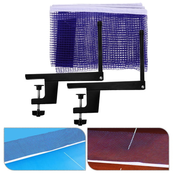 HEATSHAKING Universal Table Tennis Net Multi Iron Polyester for Any Table Easy Install
