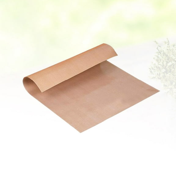 HEATSHAKING Reusable Oven Mat Liner Coffee Color High Temperature Non Stick Baking and Bbq Use