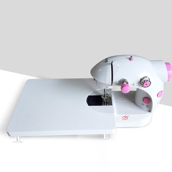 HEATSHAKING Sewing Machine Extended Table White Plastic Folding Legs Expansion Board for Increased Workspace