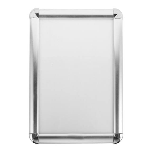 HEATSHAKING Sleek Plated Silver Aluminum Alloy Frame for Vertical and Horizontal Wall Display