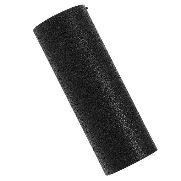HEATSHAKING Black Muscle Roller Foam Lightweight Yoga Column for Fitness Massage and Relaxation