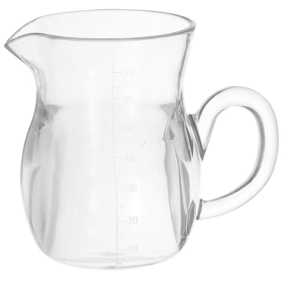HEATSHAKING Small Transparent Wine Carafe Decanter with Handle Convenient for Home and Restaurant