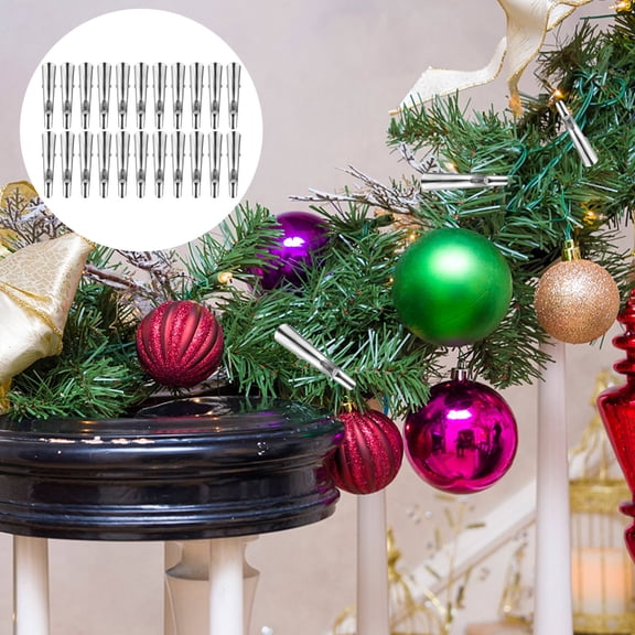 HEATSHAKING Stainless Steel Alligator Clips 50Pcs for Christmas and Home Decor