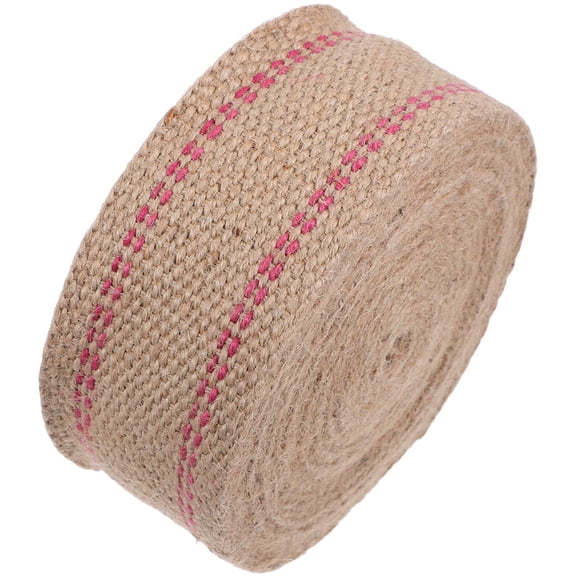 HEATSHAKING Jute Webbing Tape with for Crafts and Projects, Indoor Use, 1 Set String Material