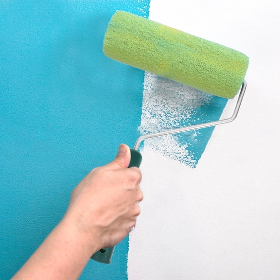 HEATSHAKING Texture Roller for Paint Drywall Texture Roller Yellow ABS Exterior Wall Projects 1Pack