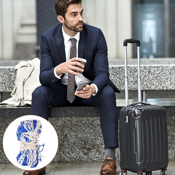 HEATSHAKING Travel Packing Organizer Net Bag with Wear-Resist Material for Safe Luggage Transport