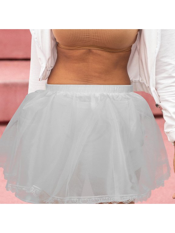 Girls' Underskirt Polyester Fiber Vintage Style Soft Comfortable 1 Pack