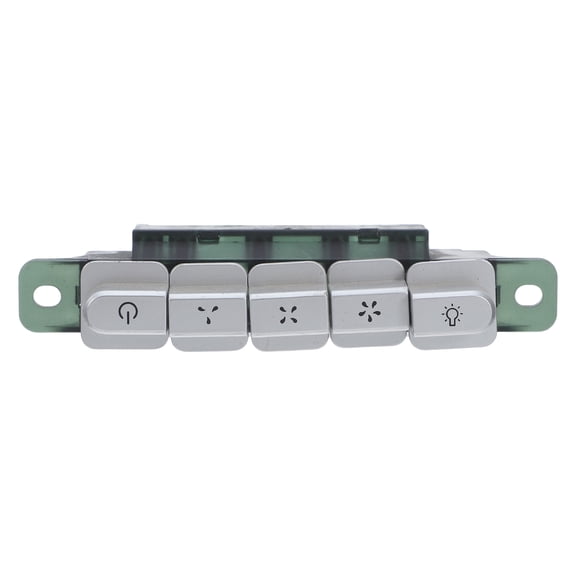 HEATSHAKING Range Hood Control Panel 5-button Switch Replacement for Cooking