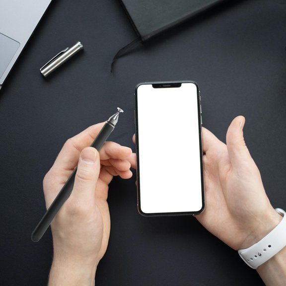 HEATSHAKING Universal Tablet Stylus Pen Black Capacitive Pen for Phone and Mobile Devices