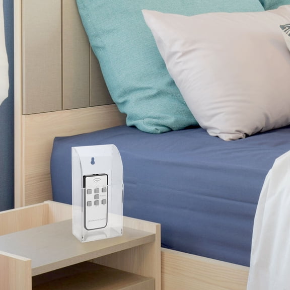 HEATSHAKING Wall Mounted Storage Box 1Set for TV and Air Conditioner Remote Control with Dividers