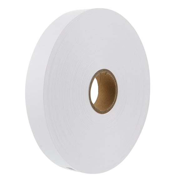 HEATSHAKING White Blank Neck Labels Soft Fabric for Clothing Branding and Apparel