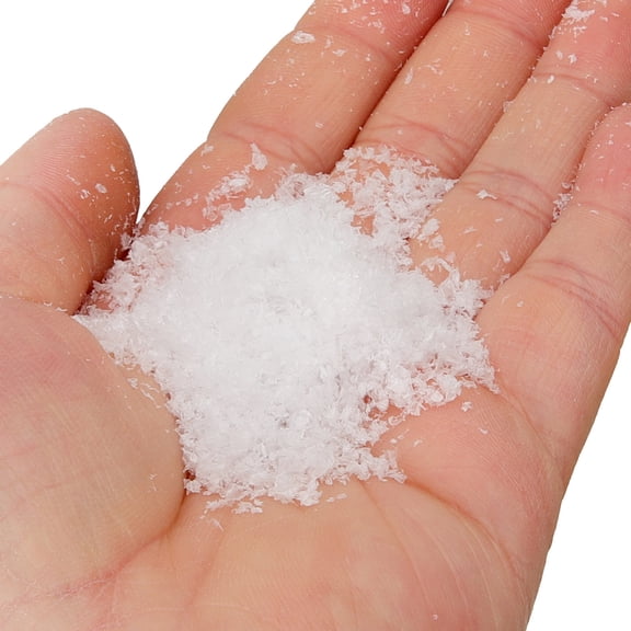 HEATSHAKING White Decorative Fake Snow Powder for Christmas Holiday Scene Props and Festive Decor