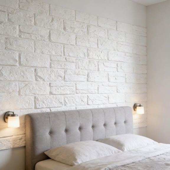 HEATSHAKING White XPE Foam Wall Tiles - , Easy to Install Panels, Noise Reduction, Home Wall Decor