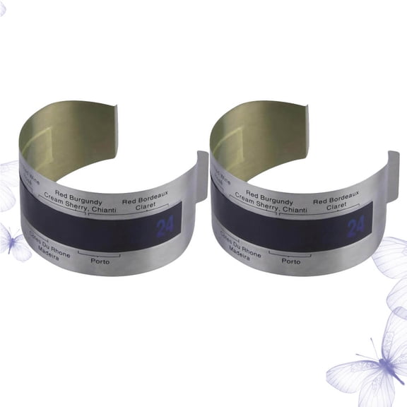 HEATSHAKING Wine Temperature Thermometer 2Pack For Cooking And Dining Accessories