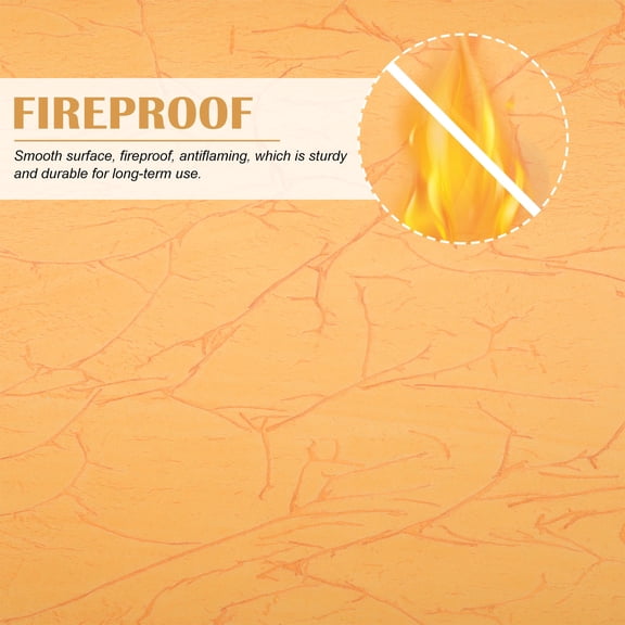 HEATSHAKING Yellow Self-Adhesive PVC Fireproof Paper for Lampshade Making