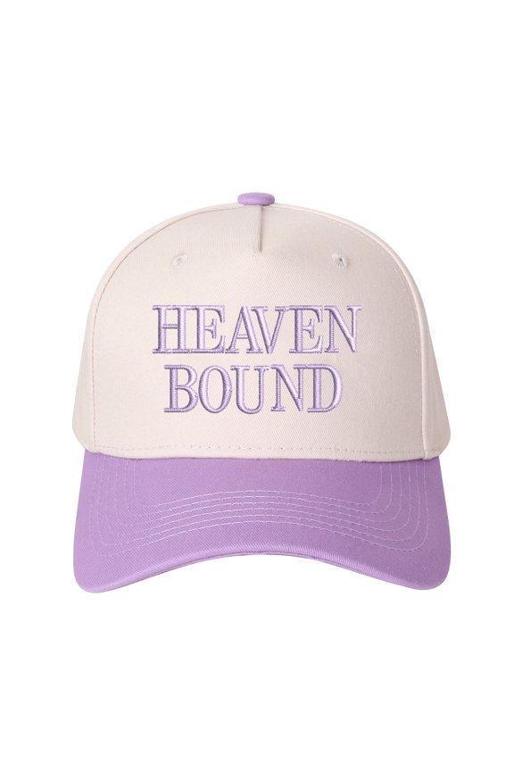 HEAVEN BOUND Embroidered Patchwork Trucker Cap | Adjustable Unisex Snapback, Faith Essential