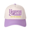 thumbnail image 1 of HEAVEN MADE 3D Embroidered Trucker Hat Vintage Color Block Baseball Cap Adjustable Unisex Snapback Gratitude Gift, 1 of 5