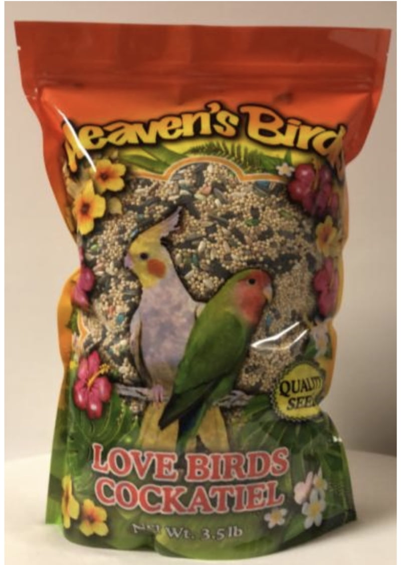 HEAVENS BIRDS + Love Birds and Cockatiel Seed Mix
