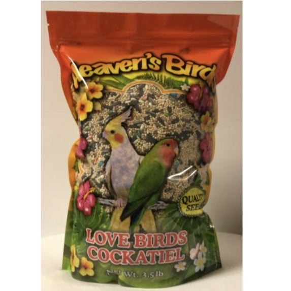 HEAVENS BIRDS + Love Birds and Cockatiel Seed Mix