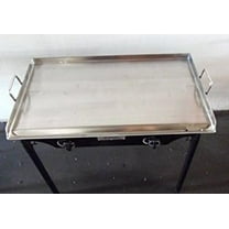 HEAVY 32" Wide Stainless Steel Flat Top Double Griddle Grill NEW