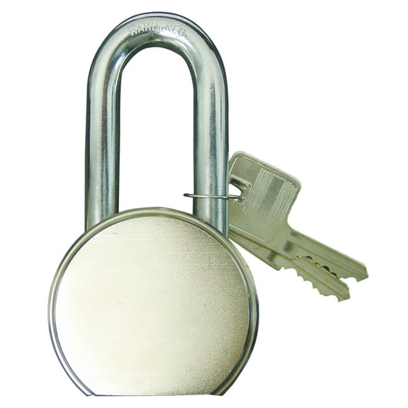 HEAVY DUTY 2-1/2" CASE HARDENED STEEL SHANK PADLOCK WITH 2 KEYS