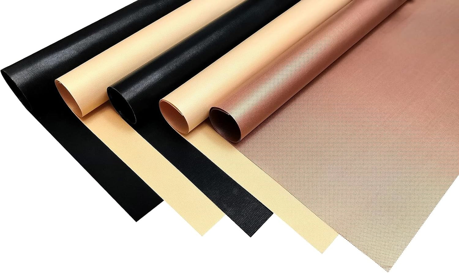 HEAVYDUTY BBQ Grill Baking Mats 0.2MM Set Of 5 Dazzle Colors NonStick