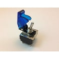 thumbnail image 1 of HEAVY DUTY ON/OFF TOGGLE SWITCH WITH POSITION COLORED COVER 8 POST (TRANSPARENT BLUE), 1 of 1