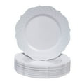 thumbnail image 1 of HEAVY DUTY PLASTIC PLATES | 20 Dessert Plates | White | 7.5, 1 of 4
