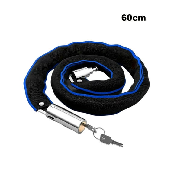 HEAVY DUTY STRONG MOTORCYCLE MOTORBIKE BIKE SECURITY CHAIN AND PADLOCK LOCK-60cm