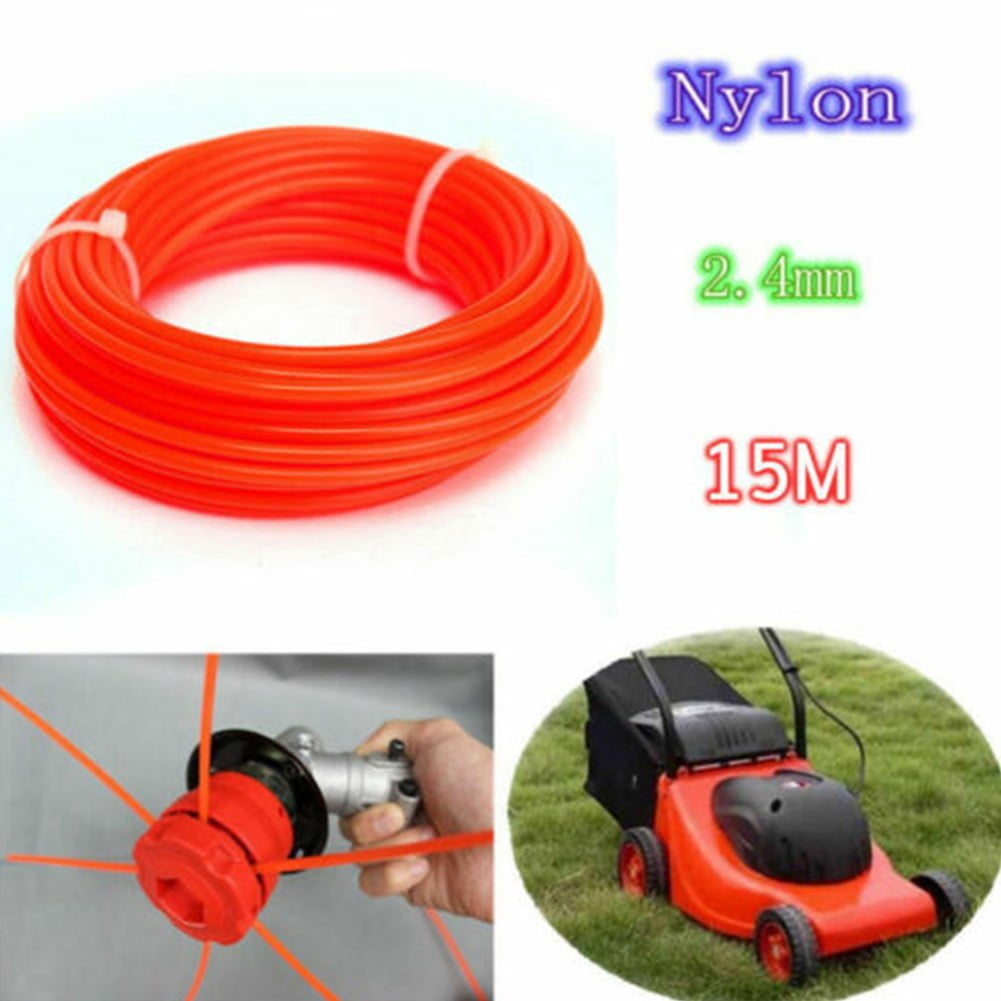 Heavy Duty Trimmer Line 2.4mm X 15M for Petrol Trimmers Trimmer Wire