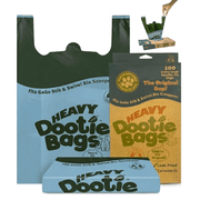 Heavy Dootie Bags  XL Leakproof Dog & Cat Poop Bags 100ct E-Z Tie Handle