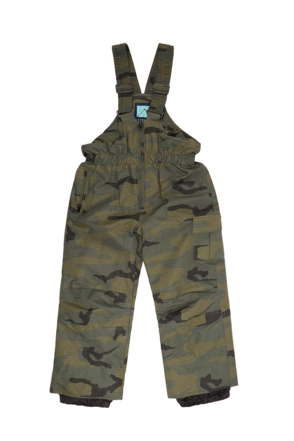 Little and Big Boys Insulated Snowbib, Midweight, Sizes 4-16