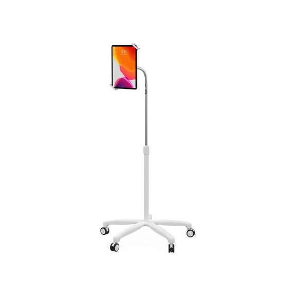 CTA Digital Heavy-Duty Medical Floor Stand for 7-13" Tablets White PADSHFSW