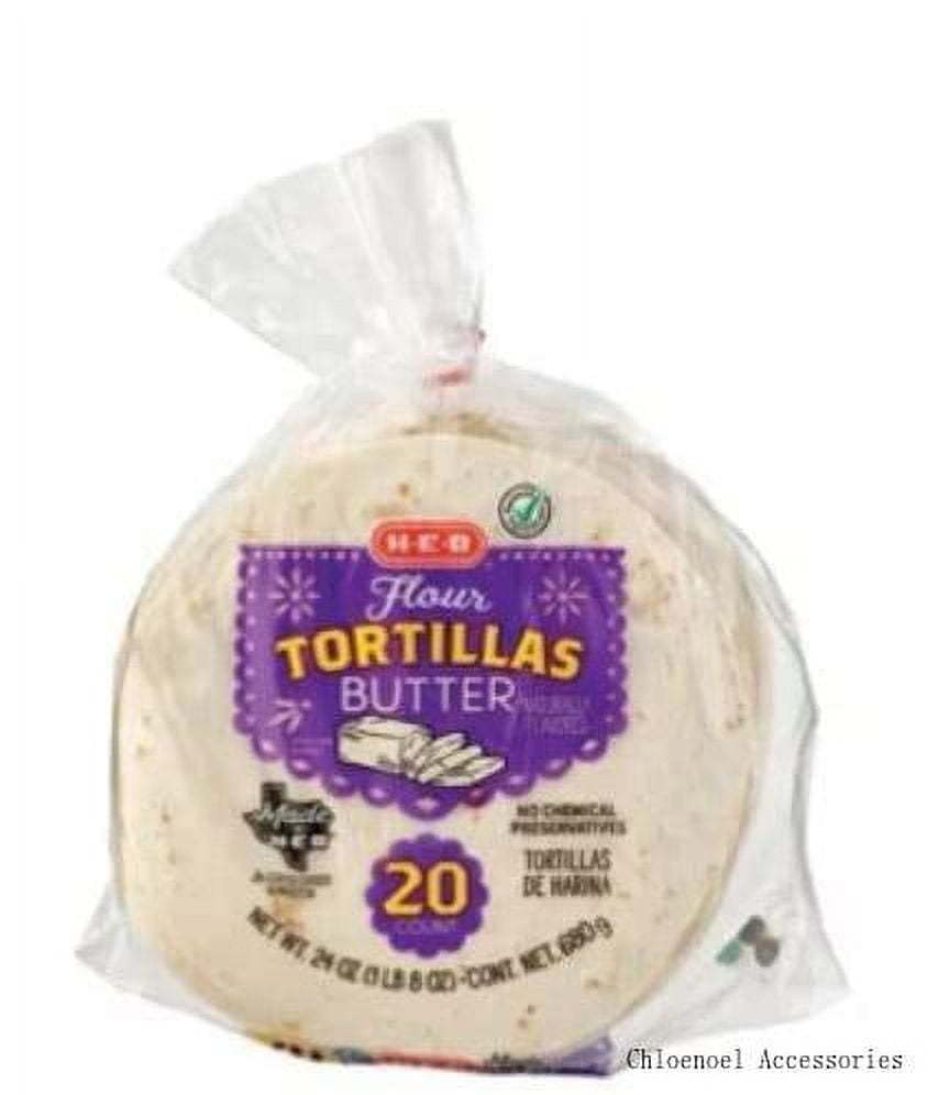 HEB 20 Butter Tortillas. (Pack Of 2) 20 Count (Pack Of 2)