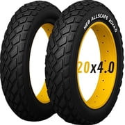 HEB ALLSCAPE Heavy Duty 20x4 Bike Tire - Includes 2 Tires for Optimal Performance