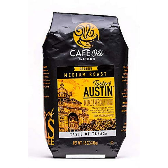 HEB Cafe Ole Taste of Austin Ground Coffee 12 oz (Pack of 1)