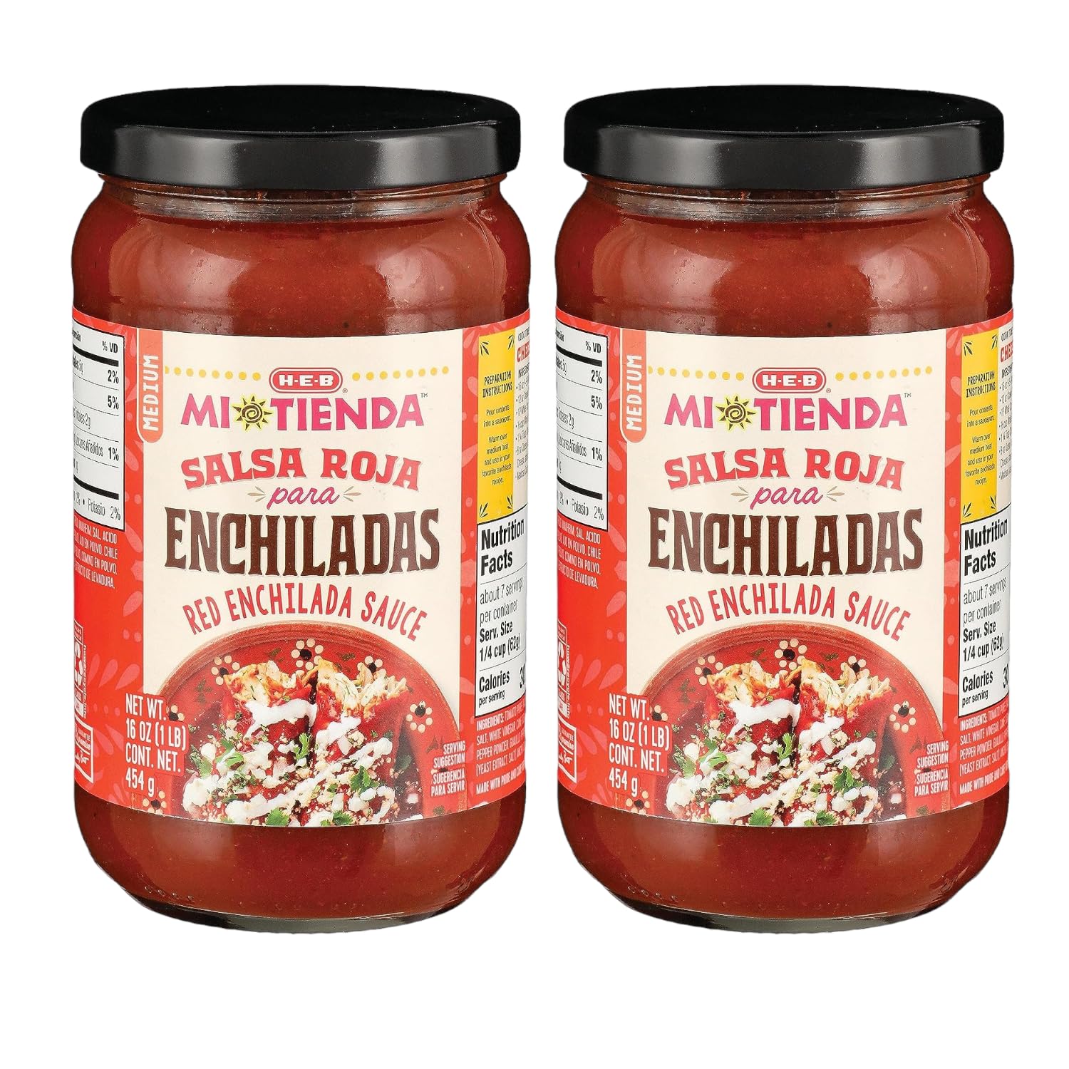 HEB Mi Tienda Salsa Roja Para Enchiladas Red Sauce for Enchiladas 16 oz