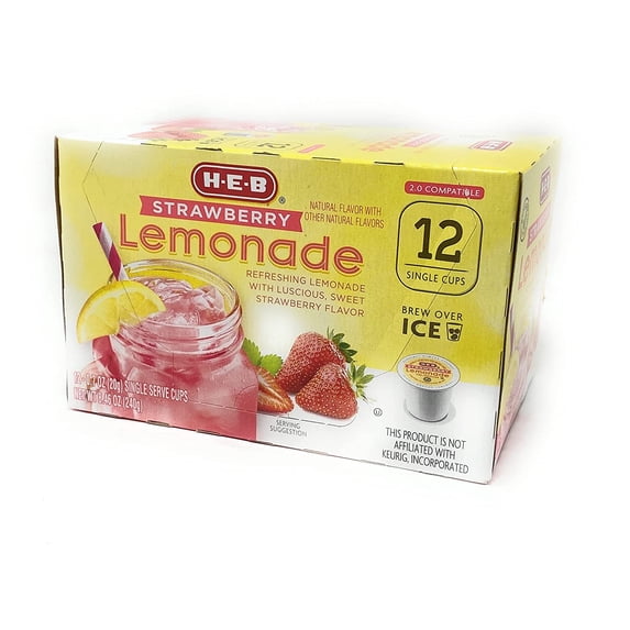 HEB (Strawberry Lemonade Single Serve Pods - 12 count