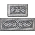thumbnail image 1 of HEBE Anti Fatigue Kitchen Rug Sets 2 Piece Non Slip Kitchen Rugs and Mats Cushioned Kitchen Mats for Floor Waterproof Comfort Standing Mat Runner for Kitchen,Home Office,Sink,Laundry, 1 of 6
