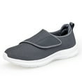 thumbnail image 1 of HEBELEENA Diabetic Shoes for Men Wide Width Edema Shoes Walking Sneakers for Elderly Swollen Feet, 1 of 7